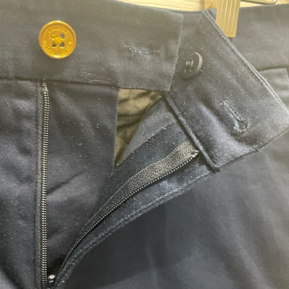 Lauren Ralph Lauren Women's Chino Shorts Size 6 Navy Blue Flat Front Pockets - Picture 8 of 9